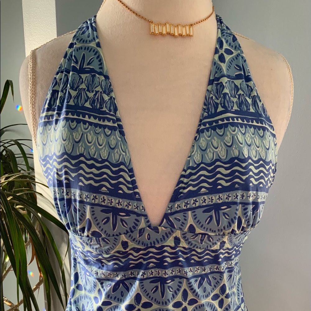 VINEYARD VINES Halter Tankini Top L NWT